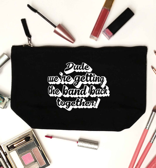 Gen Z funny viral meme  black makeup bag
