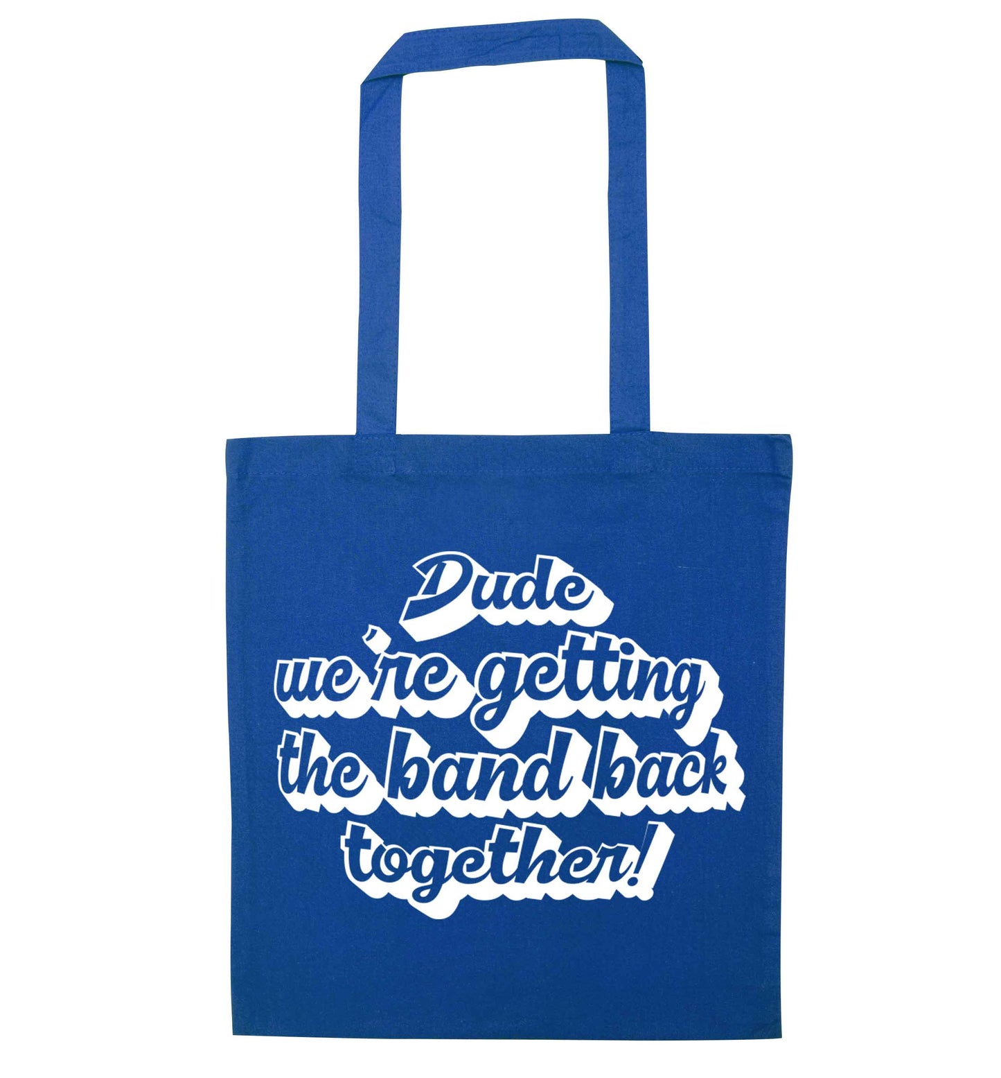 Gen Z funny viral meme  blue tote bag
