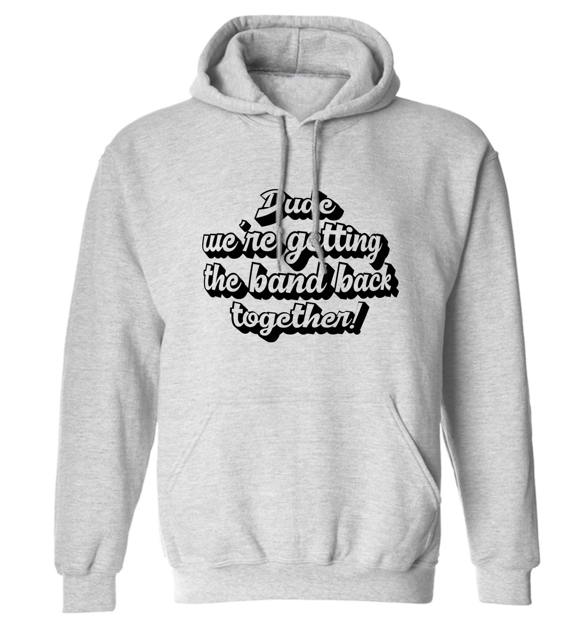 Gen Z funny viral meme  adults unisex grey hoodie 2XL