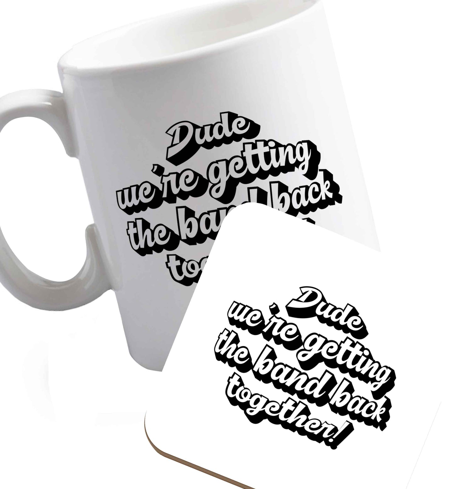 10 oz Gen Z funny viral meme    ceramic mug and coaster set right handed