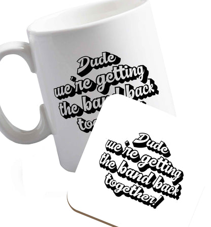 10 oz Gen Z funny viral meme    ceramic mug and coaster set right handed