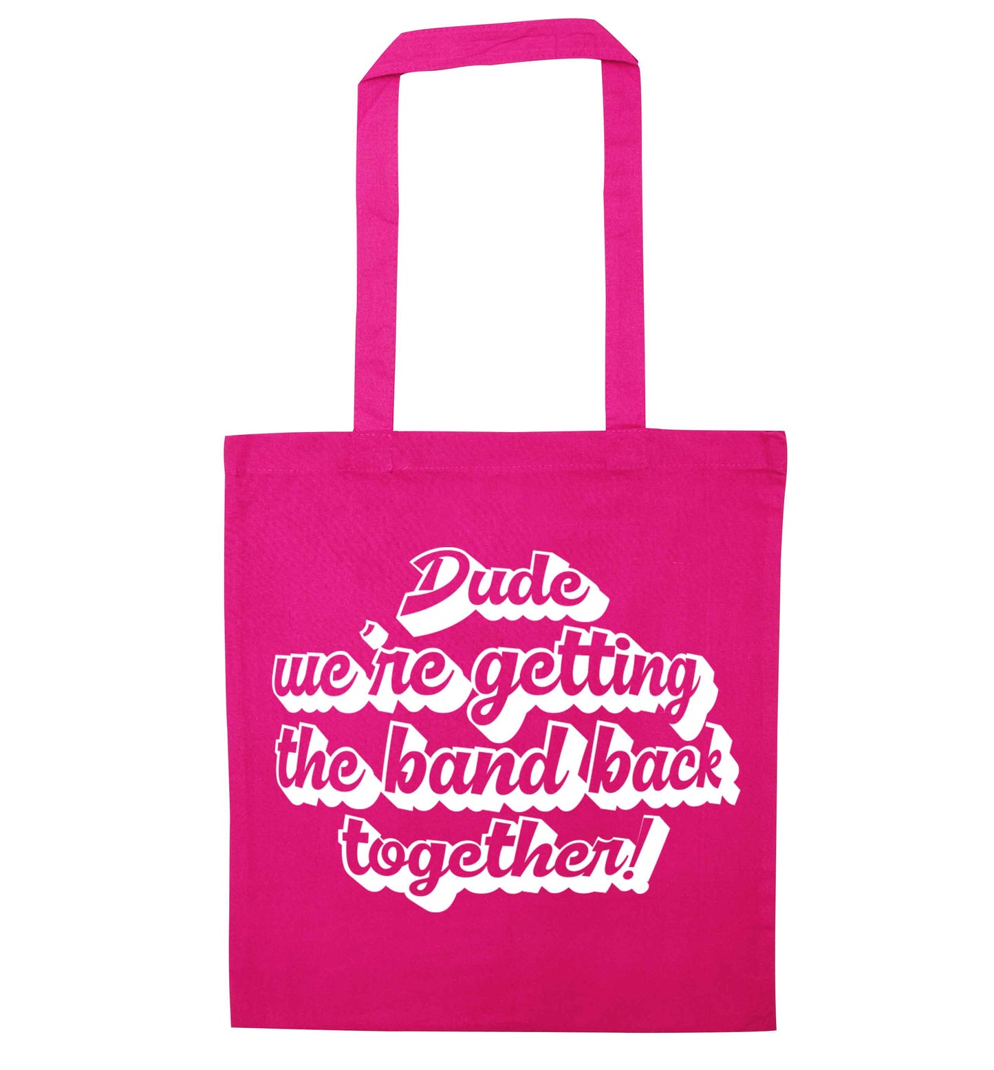 Gen Z funny viral meme  pink tote bag