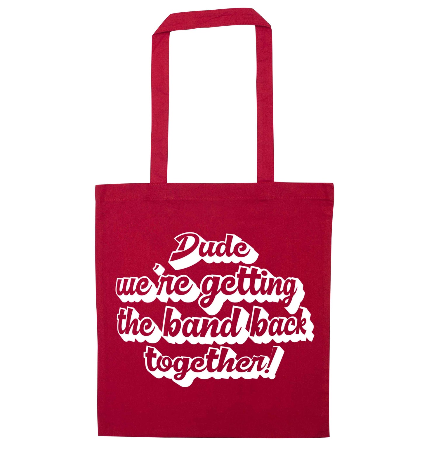 Gen Z funny viral meme  red tote bag