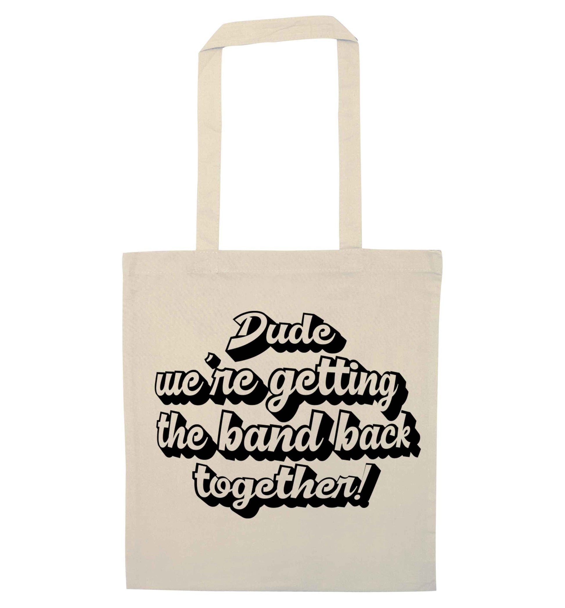 Gen Z funny viral meme  natural tote bag
