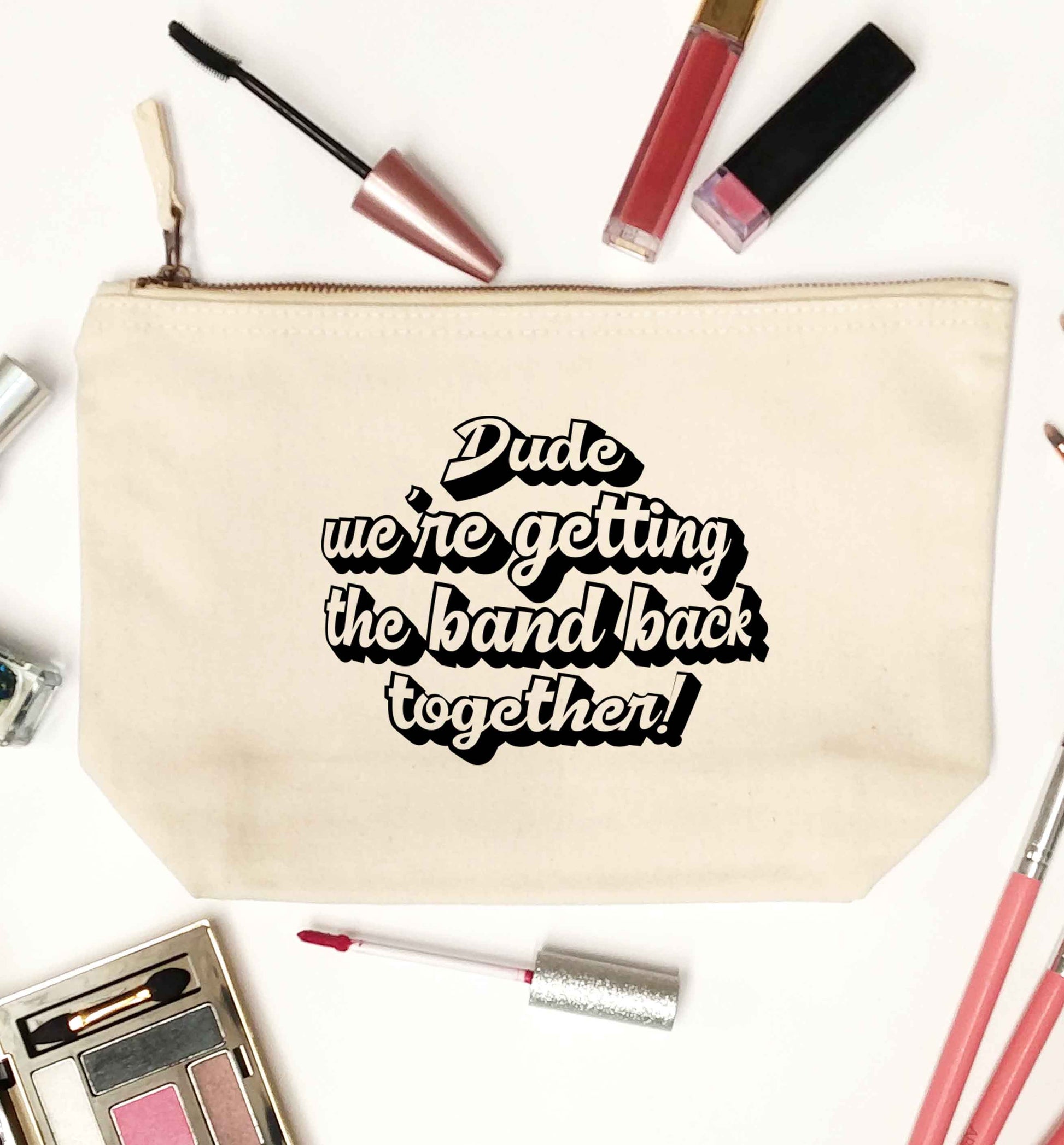 Gen Z funny viral meme  natural makeup bag