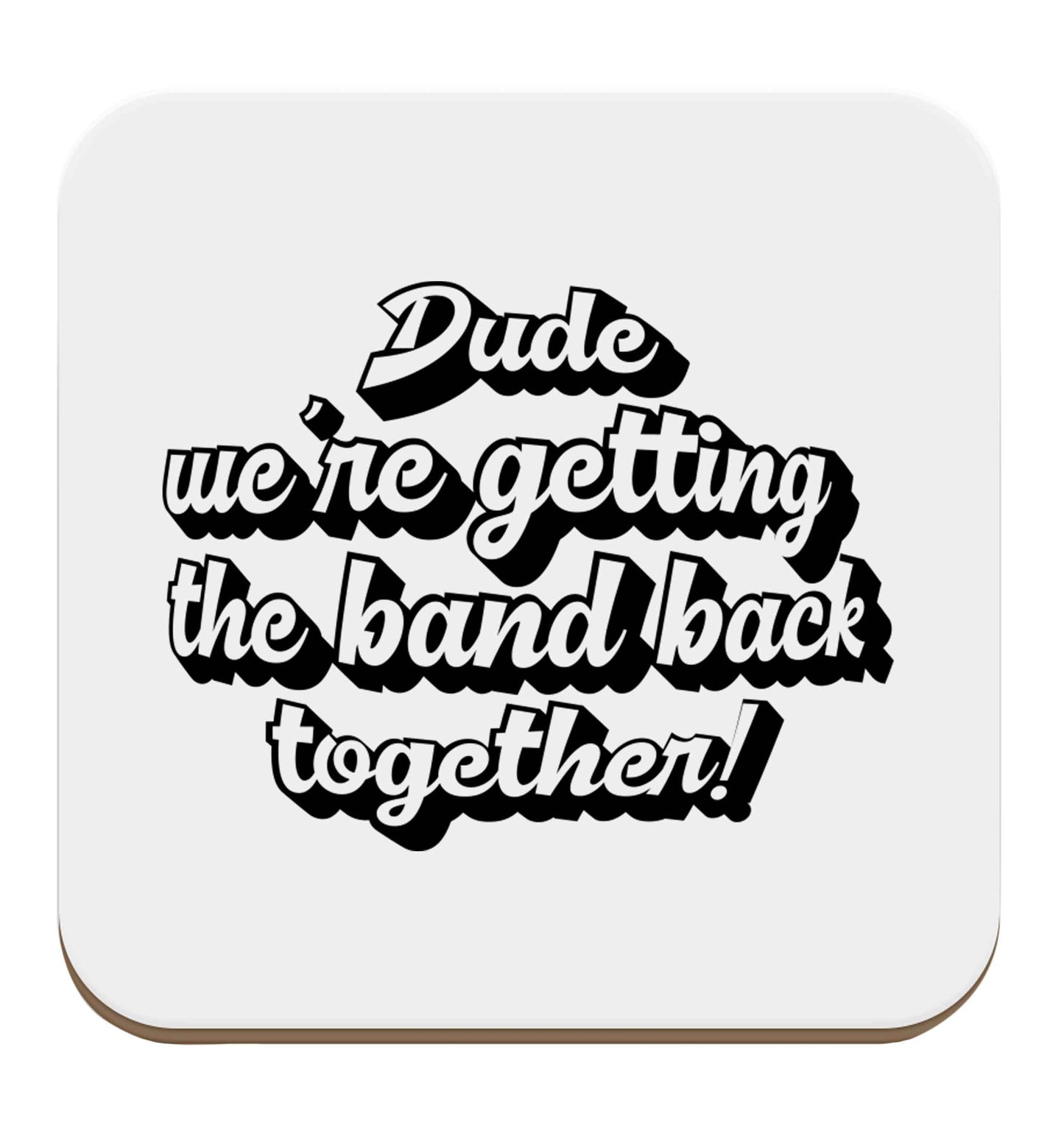 Gen Z funny viral meme  set of four coasters