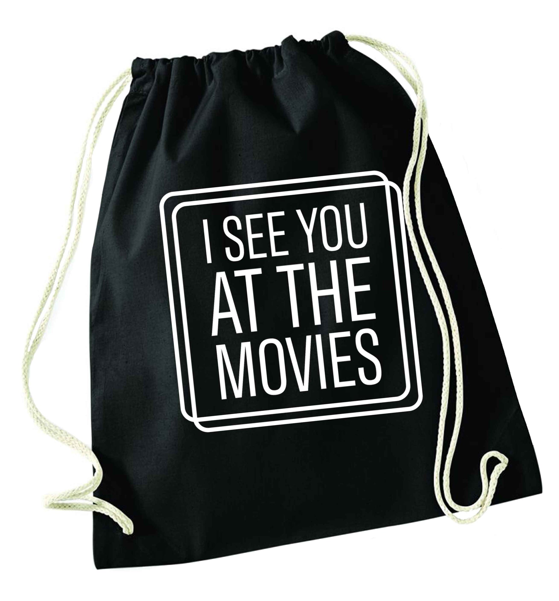 Gen Z funny viral meme  black drawstring bag