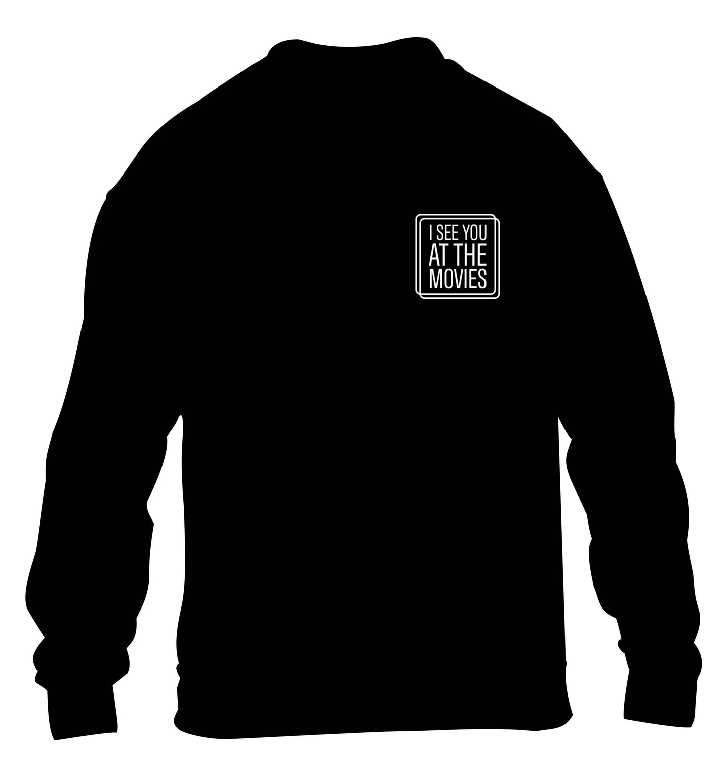 Gen Z funny viral meme  children's black sweater 12-13 Years