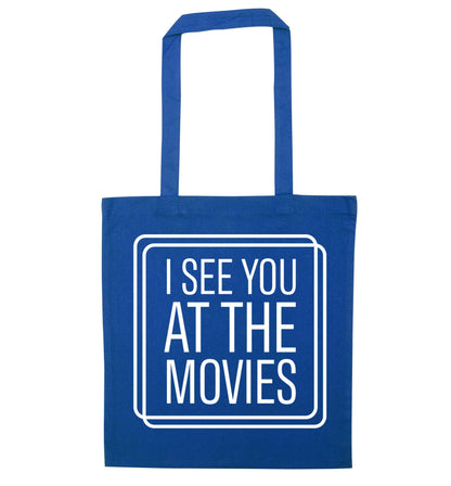 Gen Z funny viral meme  blue tote bag
