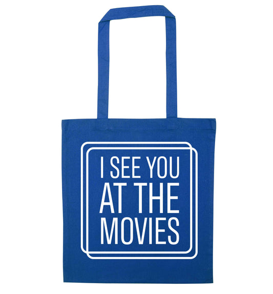 Gen Z funny viral meme  blue tote bag