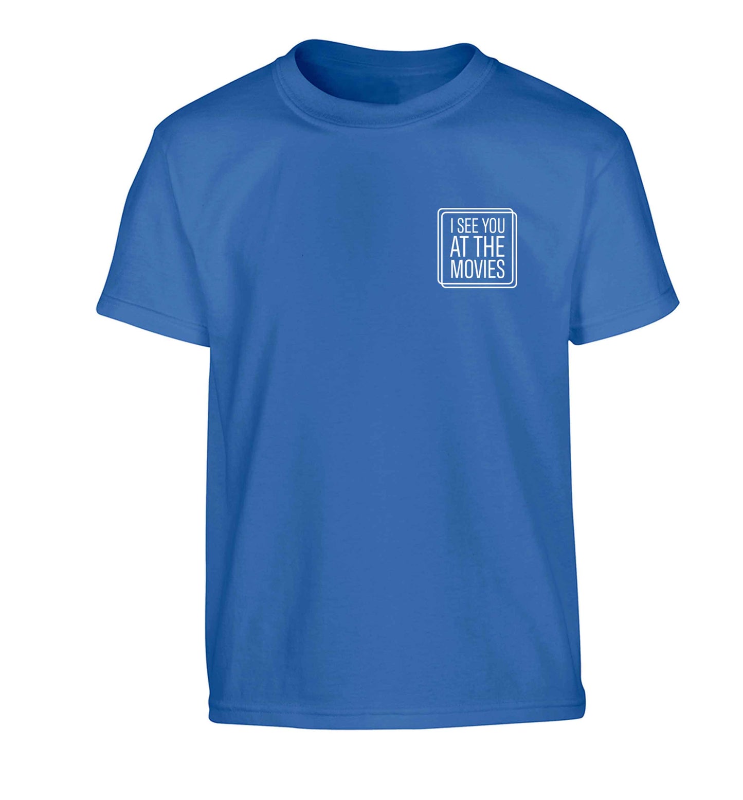 Gen Z funny viral meme  Children's blue Tshirt 12-13 Years