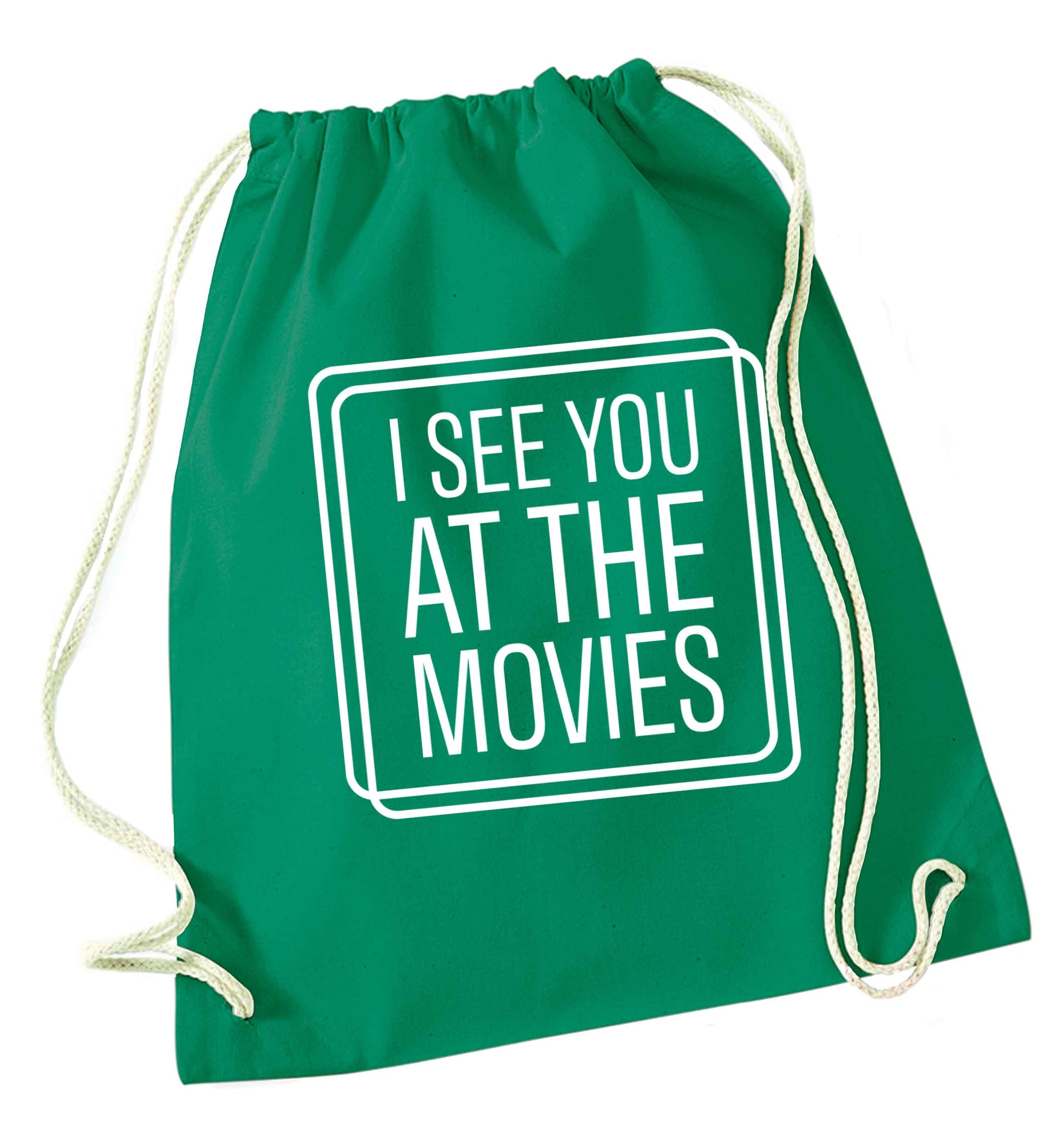 Gen Z funny viral meme  green drawstring bag