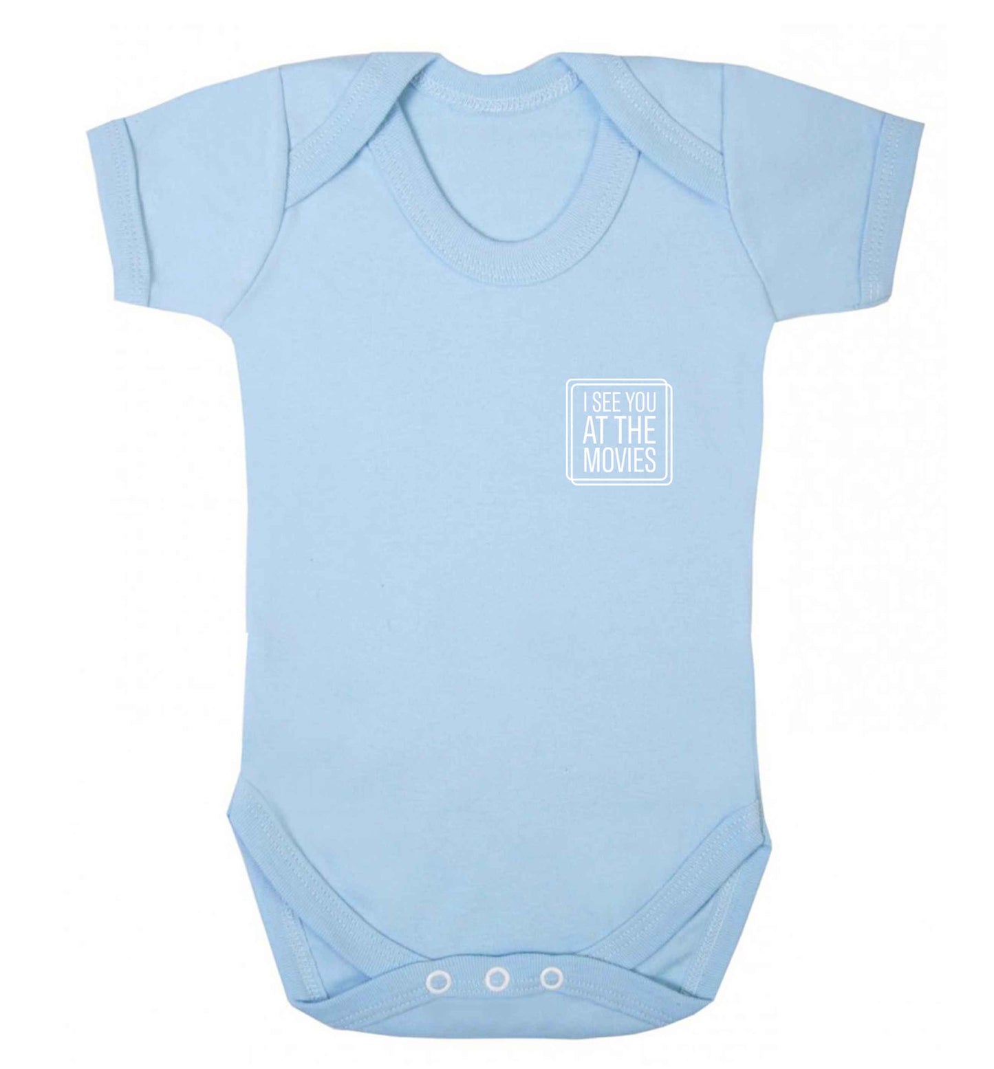 Gen Z funny viral meme  baby vest pale blue 18-24 months