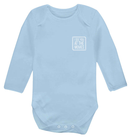 Gen Z funny viral meme  baby vest long sleeved pale blue 6-12 months