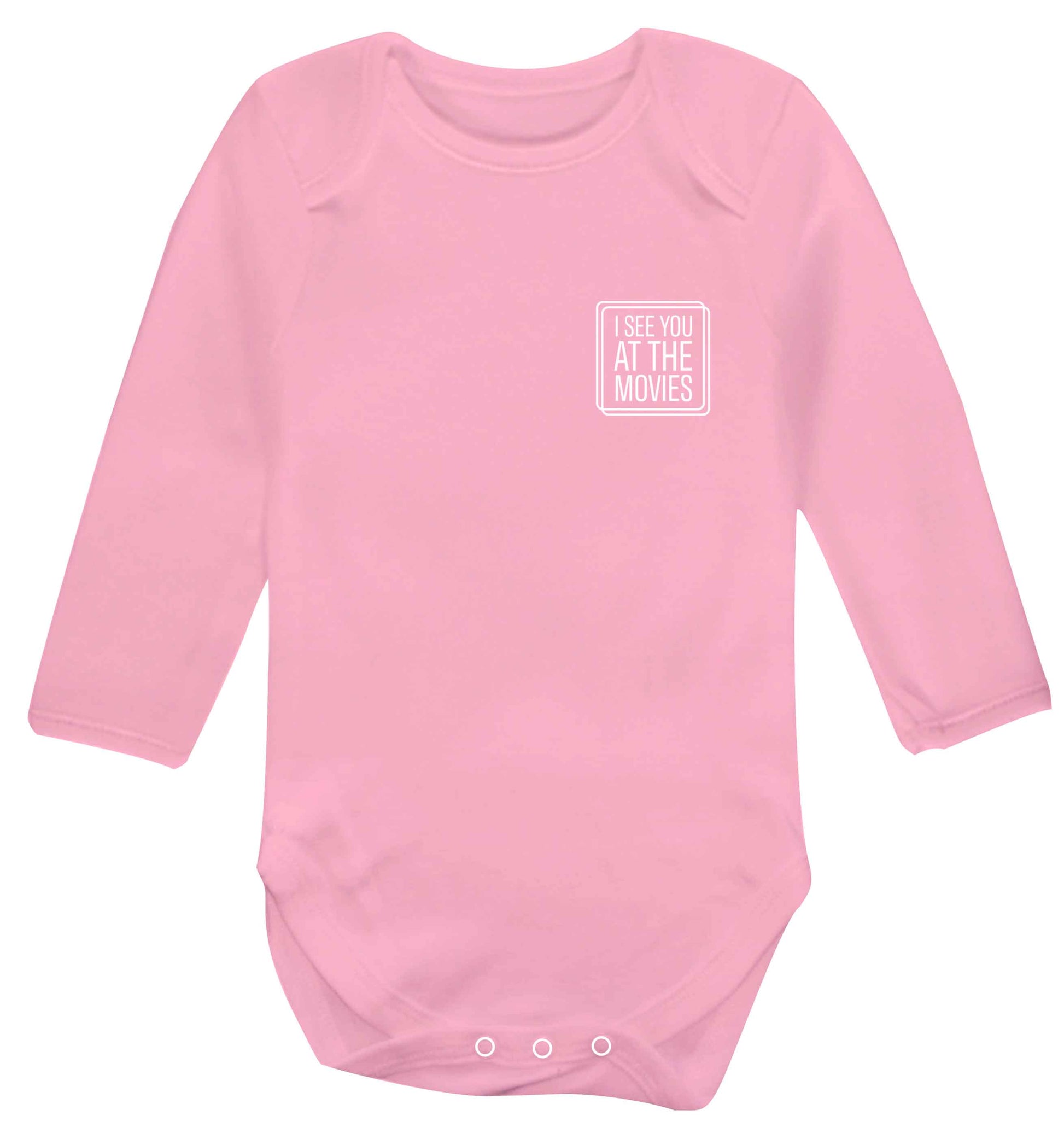 Gen Z funny viral meme  baby vest long sleeved pale pink 6-12 months