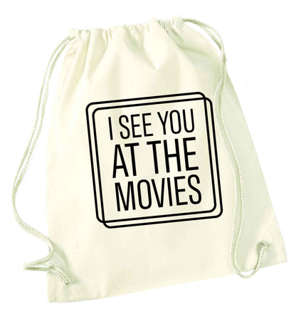 Gen Z funny viral meme  natural drawstring bag