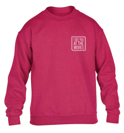 Gen Z funny viral meme  children's pink sweater 12-13 Years