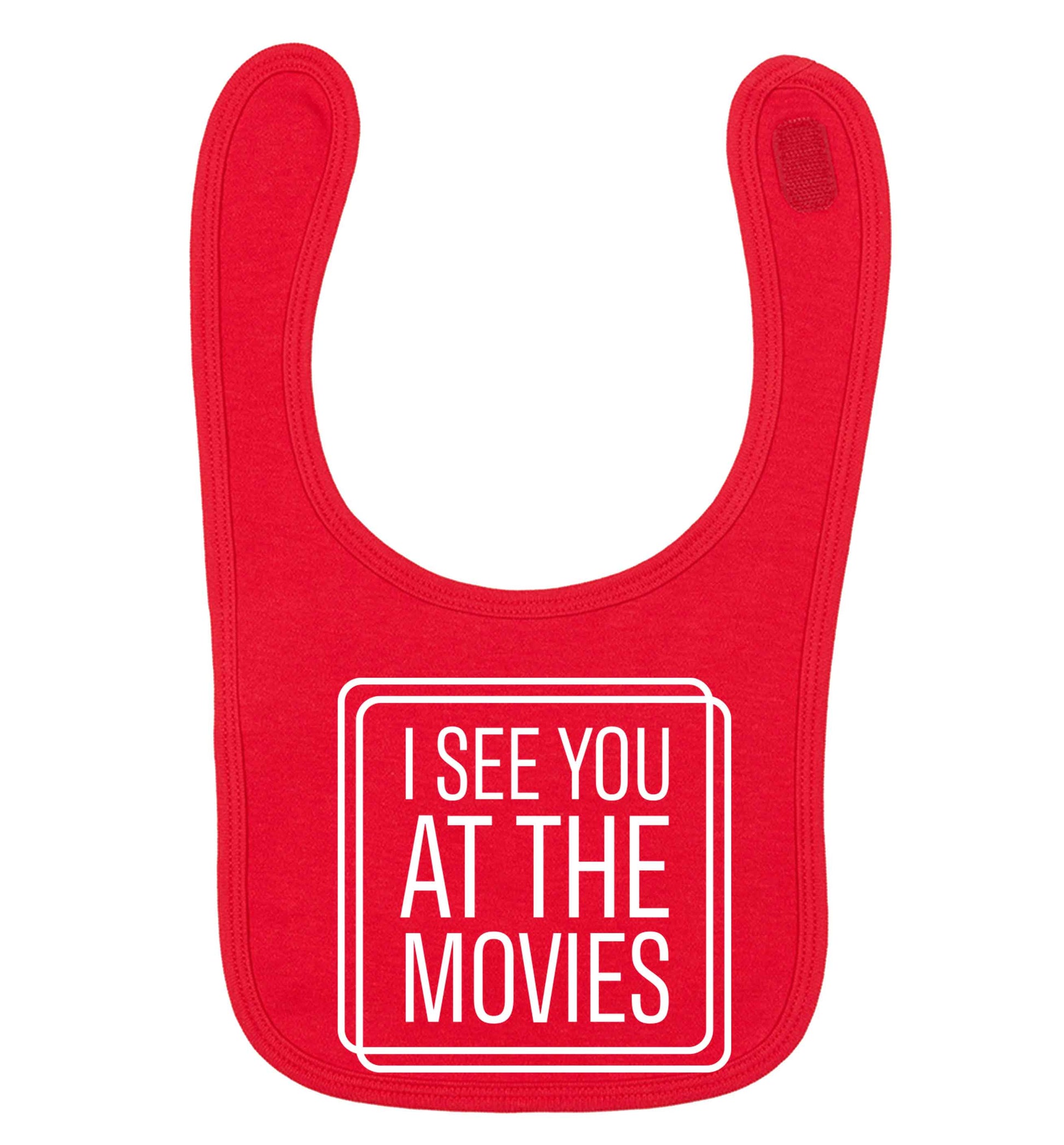 Gen Z funny viral meme  red baby bib