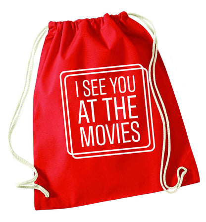 Gen Z funny viral meme  red drawstring bag 