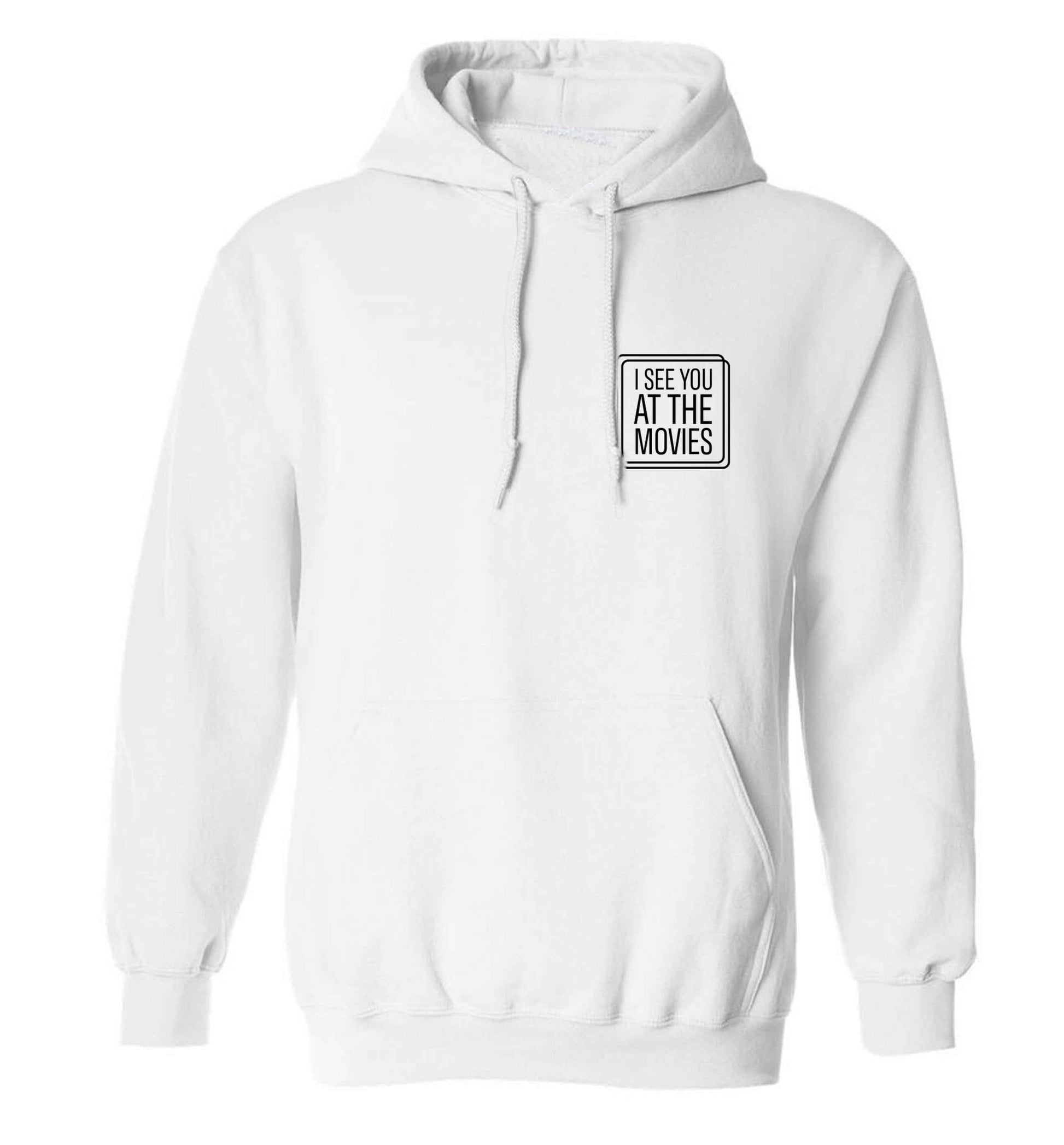 Gen Z funny viral meme  adults unisex white hoodie 2XL
