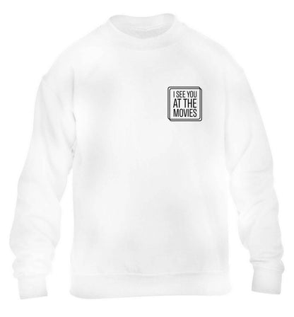 Gen Z funny viral meme  children's white sweater 12-13 Years