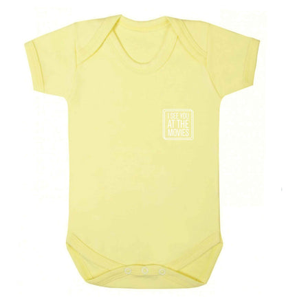 Gen Z funny viral meme  baby vest pale yellow 18-24 months