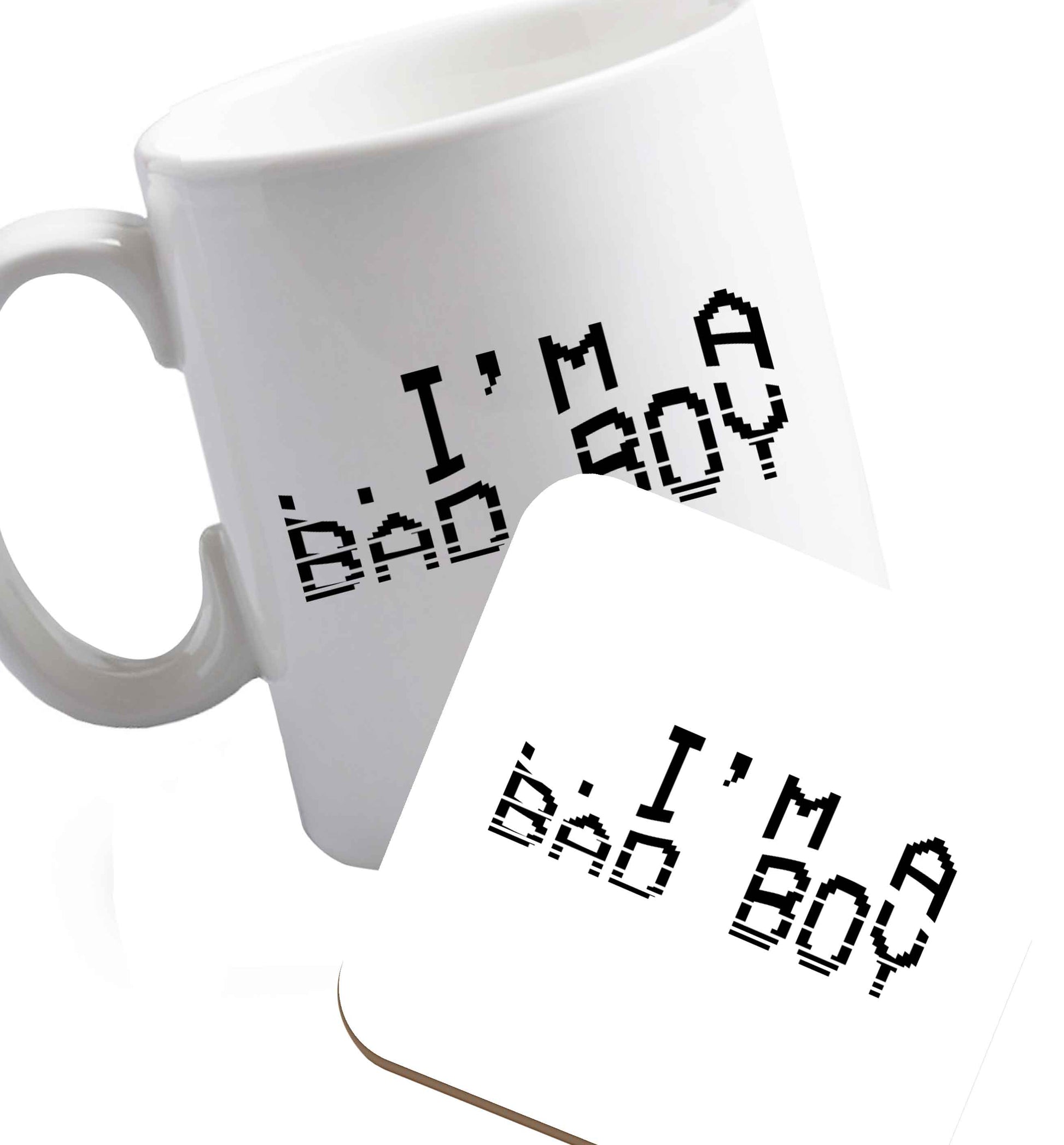 10 oz Gen Z funny viral meme    ceramic mug and coaster set right handed