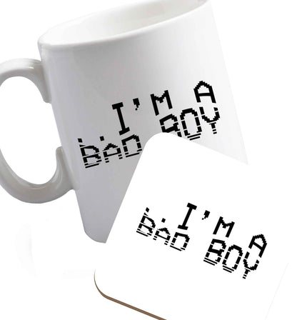 10 oz Gen Z funny viral meme    ceramic mug and coaster set right handed