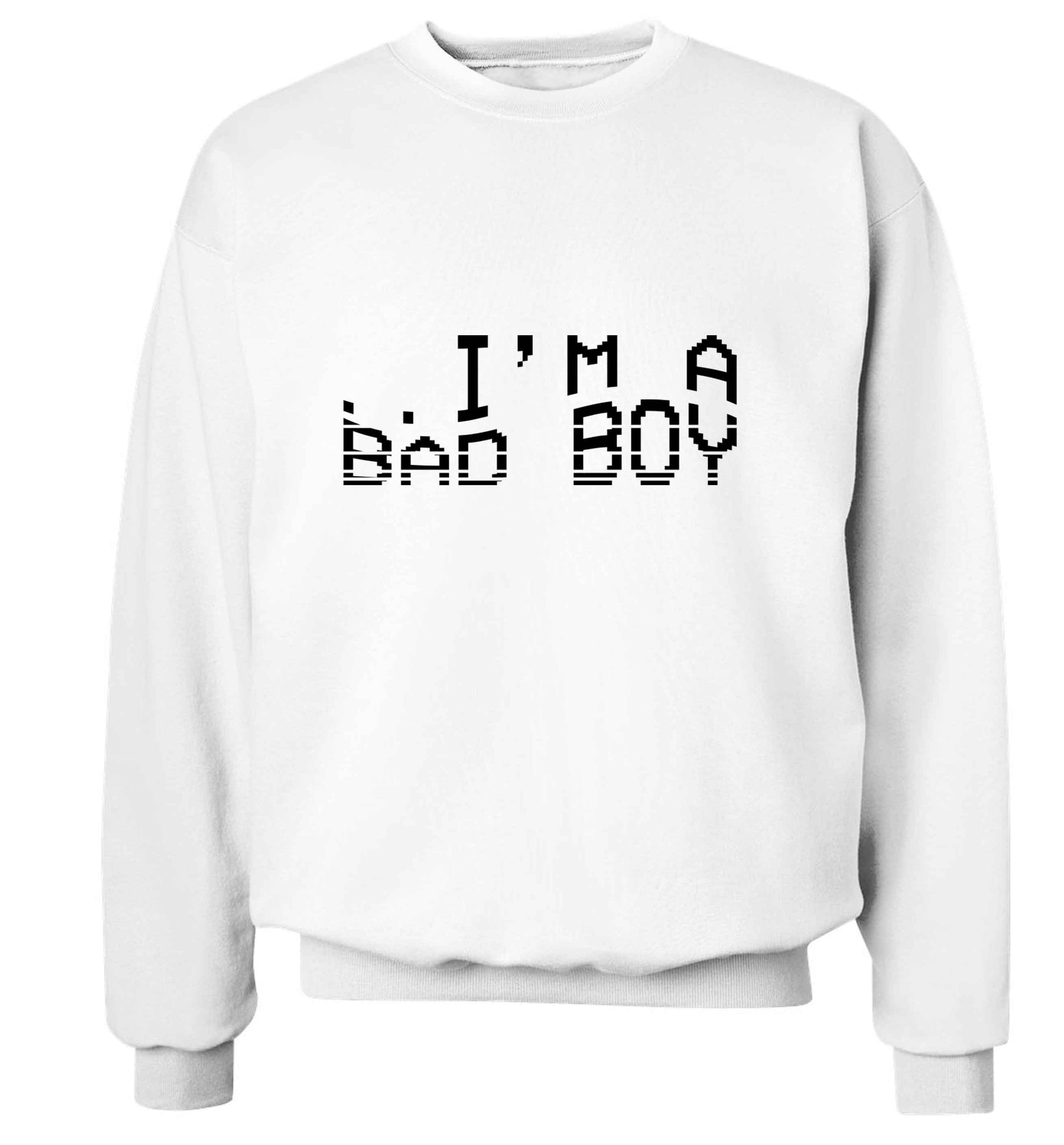 Gen Z funny viral meme  adult's unisex white sweater 2XL