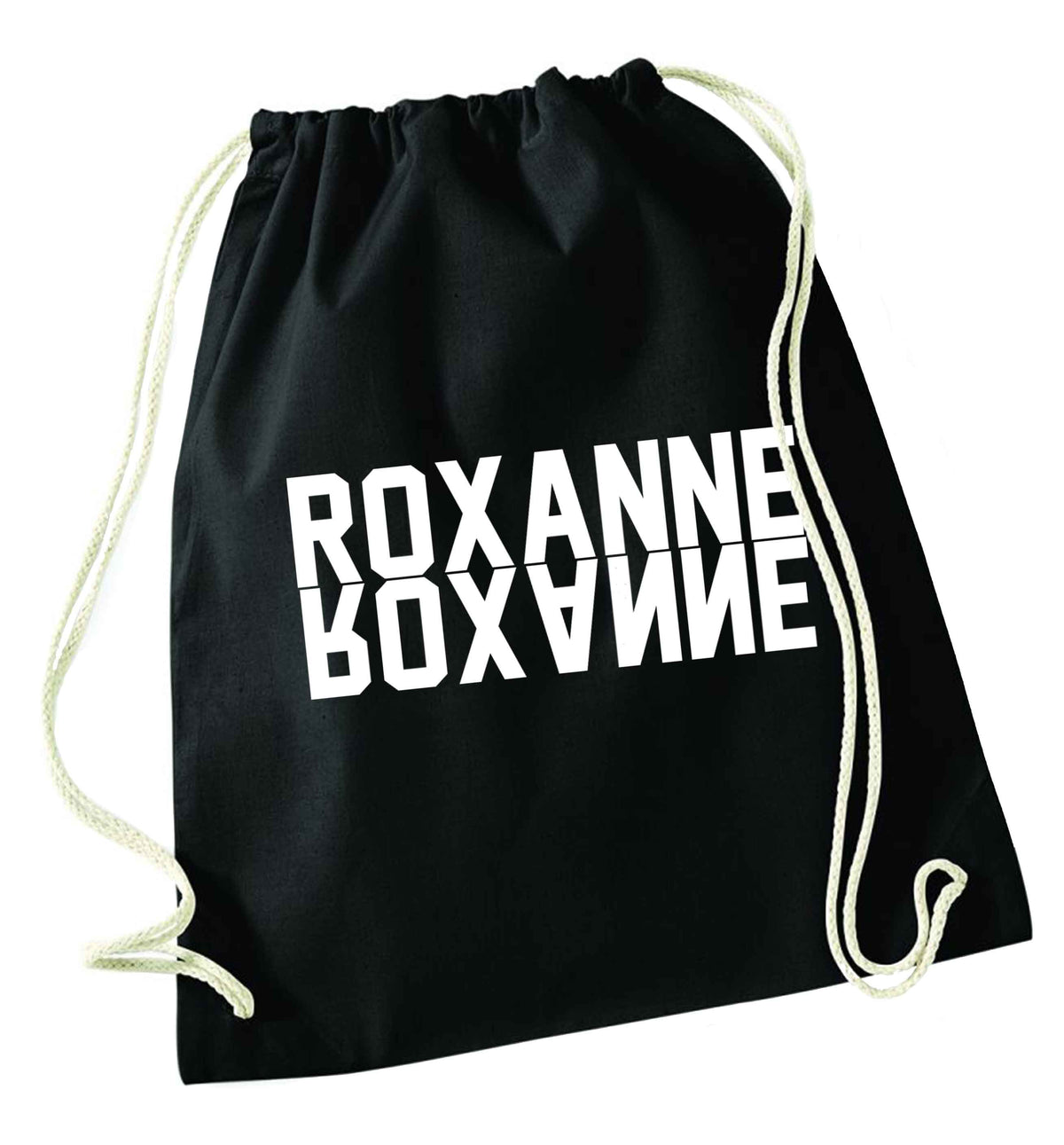 Misheard song lyrics - check!  black drawstring bag