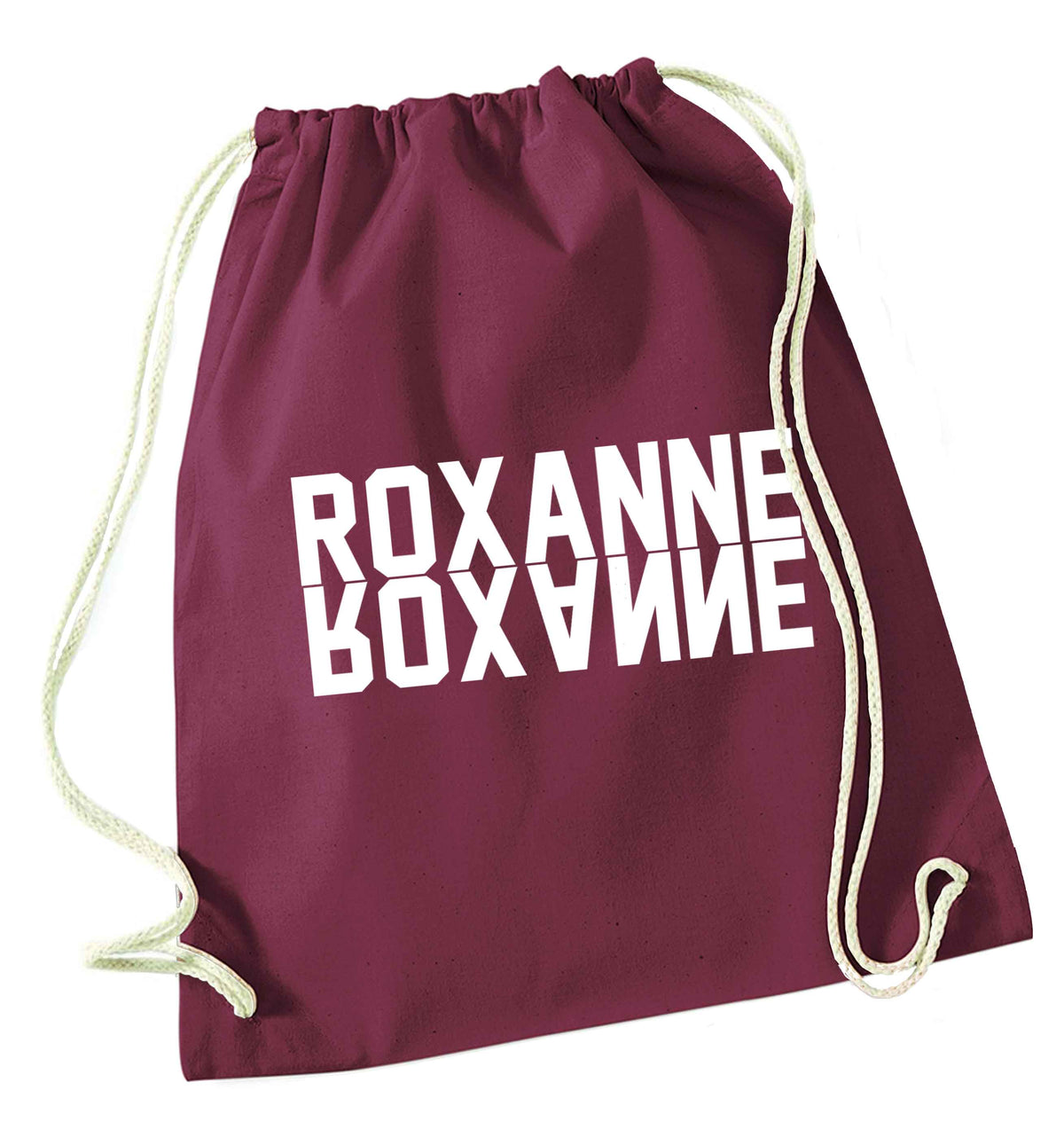 Misheard song lyrics - check!  maroon drawstring bag