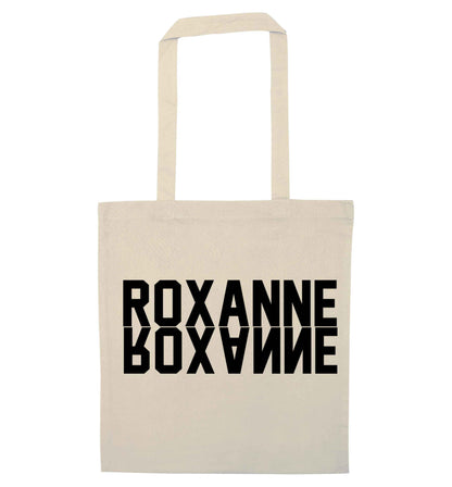 Misheard song lyrics - check!  natural tote bag