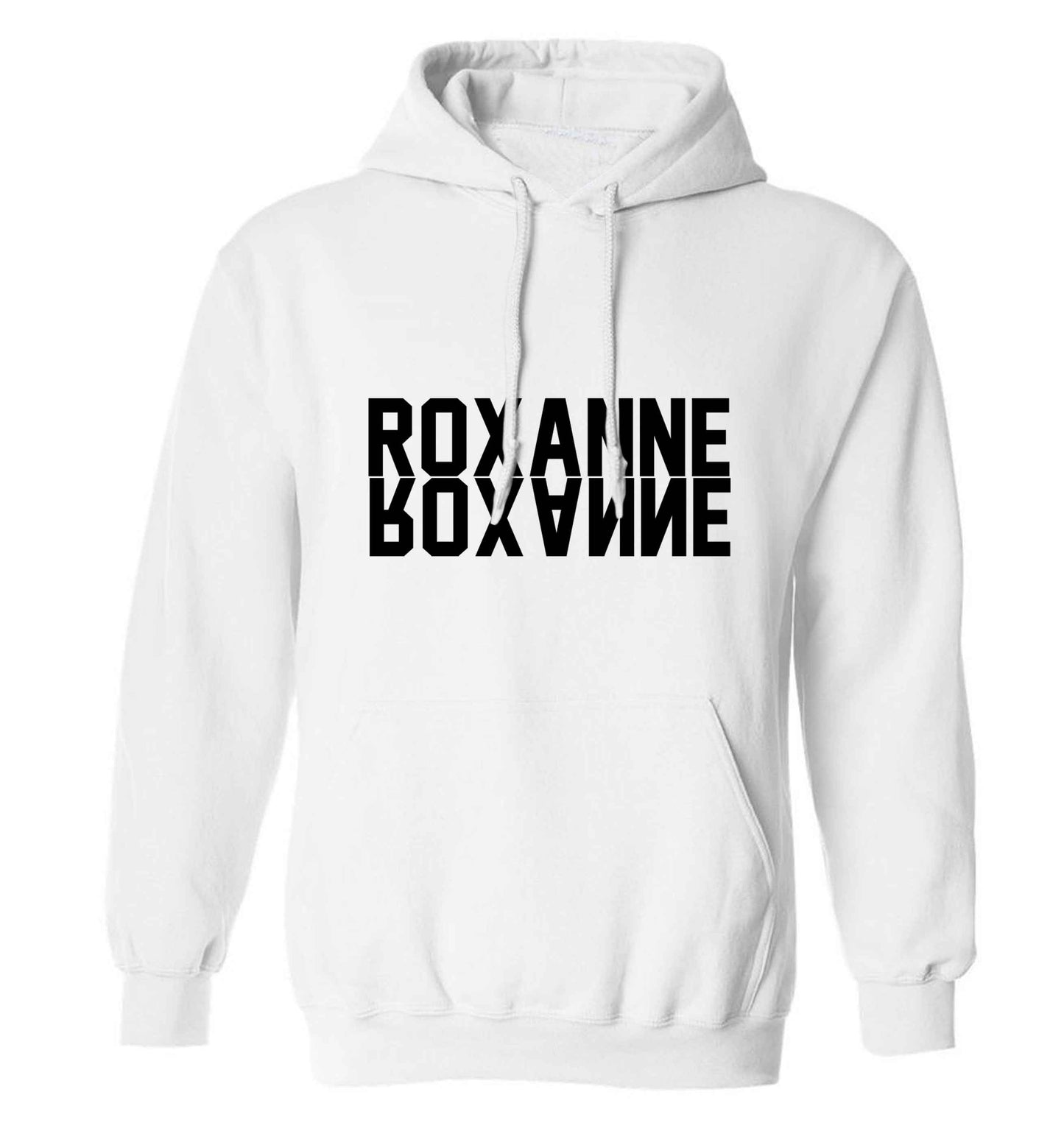 Misheard song lyrics - check!  adults unisex white hoodie 2XL