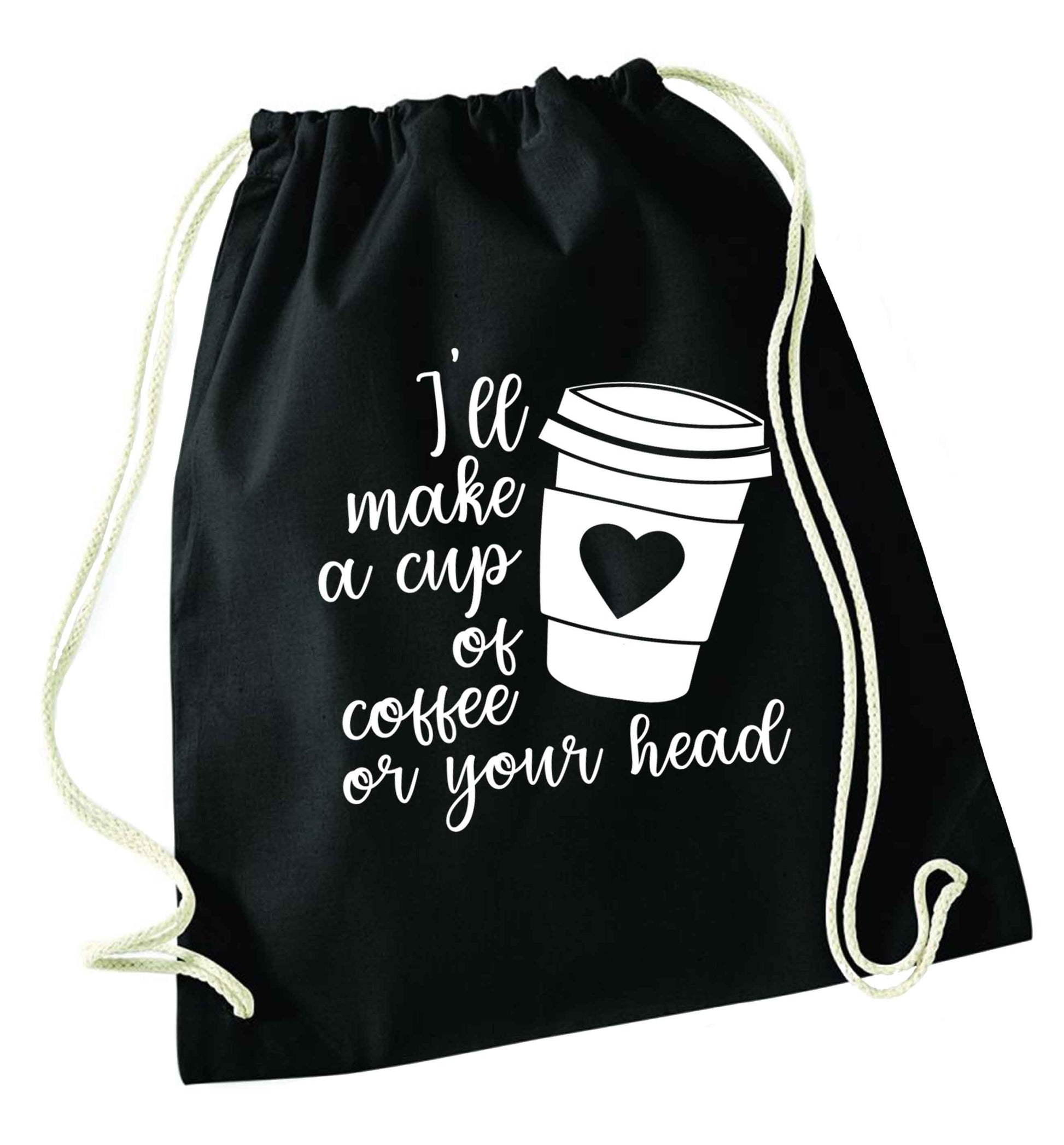 Misheard song lyrics - check!  black drawstring bag