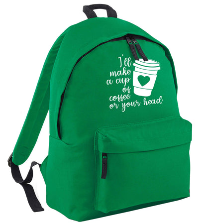 Misheard song lyrics - check!  green adults backpack