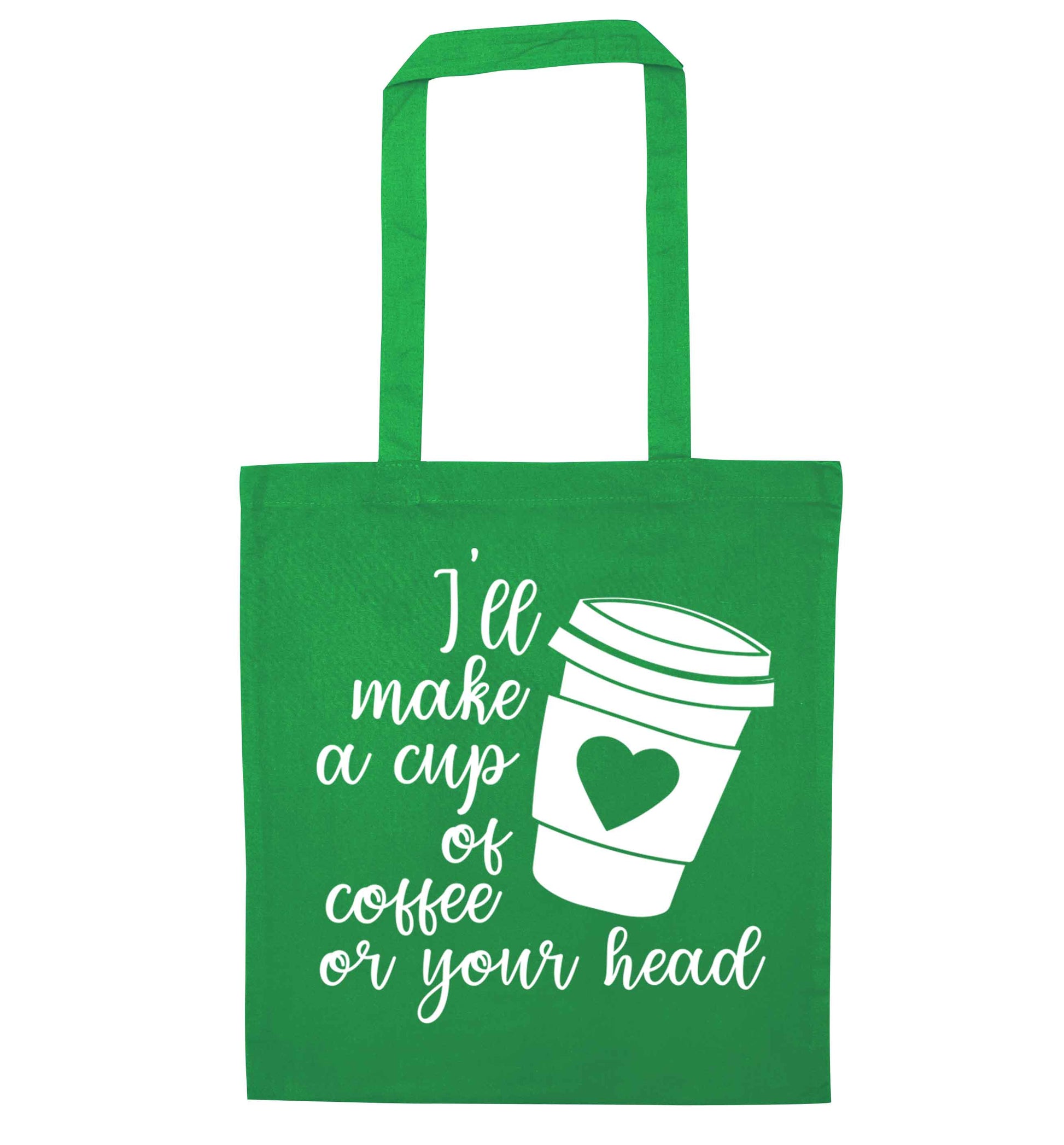 Misheard song lyrics - check!  green tote bag