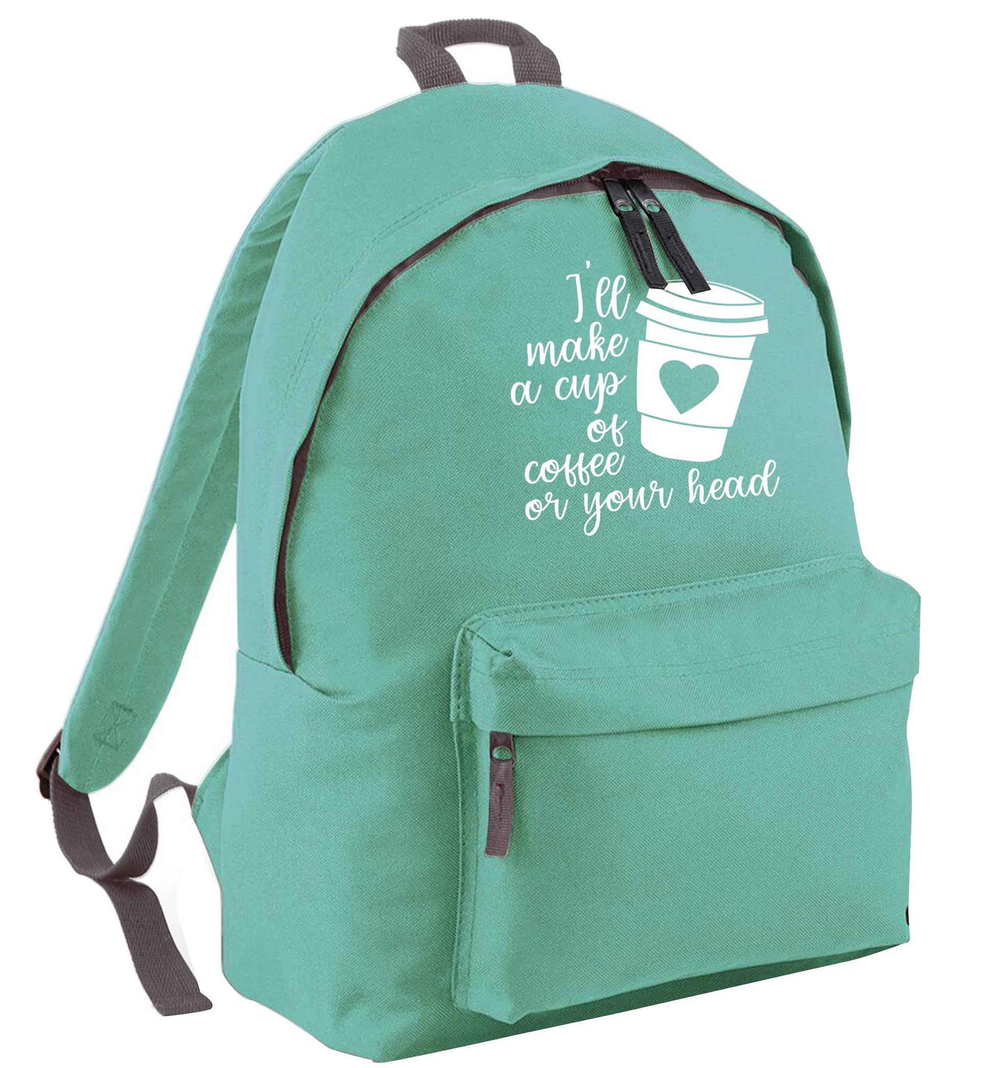 Misheard song lyrics - check!  mint adults backpack