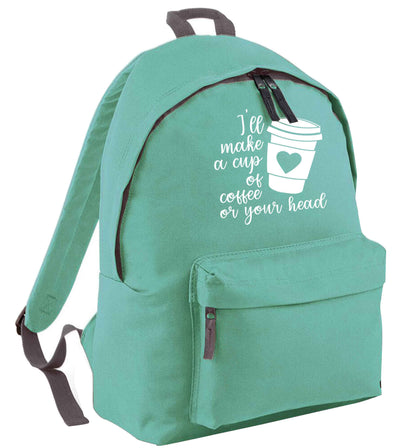 Misheard song lyrics - check!  mint adults backpack