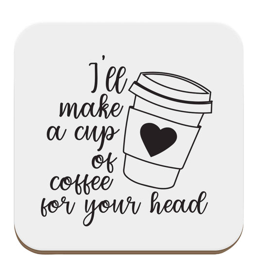 Misheard song lyrics - check!  set of four coasters