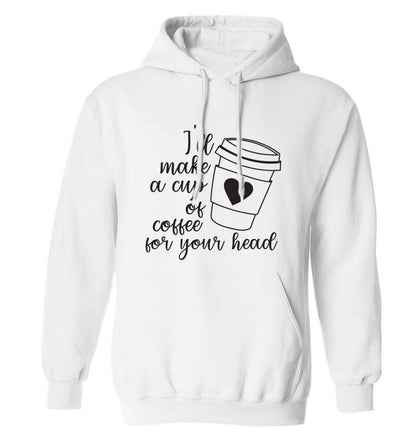 Misheard song lyrics - check!  adults unisex white hoodie 2XL