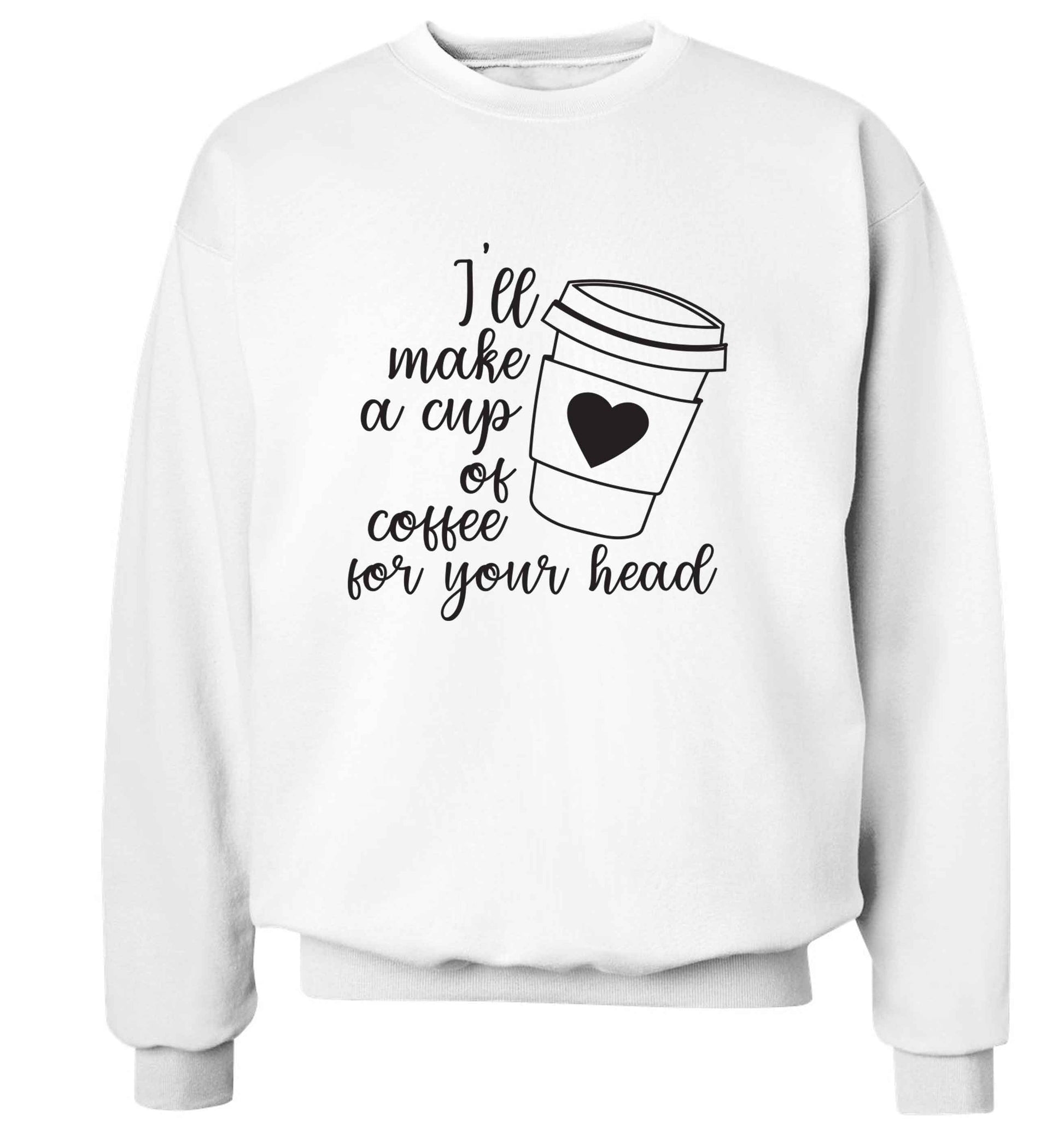 Misheard song lyrics - check!  adult's unisex white sweater 2XL