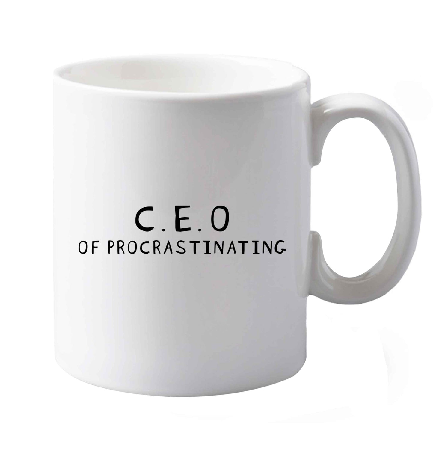 10 oz What are you president of? Personalise it here!    ceramic mug both sides