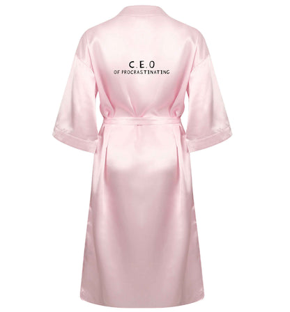 What are you president of? Personalise it here!  XL/XXL pink  ladies dressing gown size 16/18