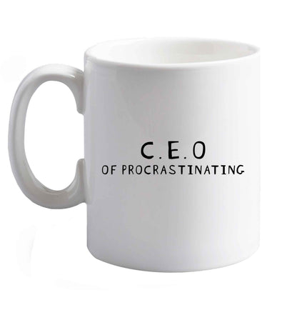 10 oz What are you president of? Personalise it here!    ceramic mug right handed