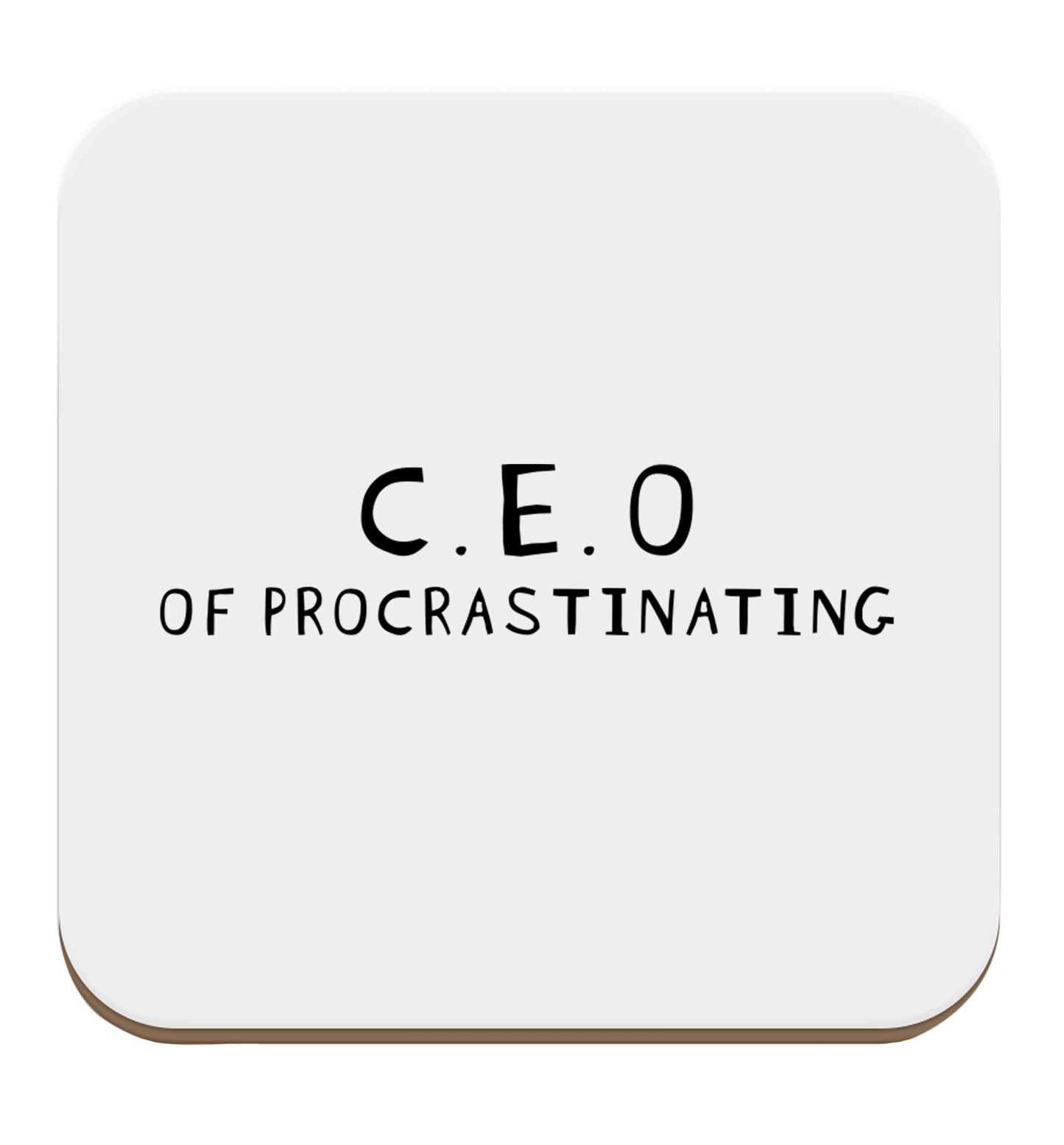 What are you president of? Personalise it here!  set of four coasters