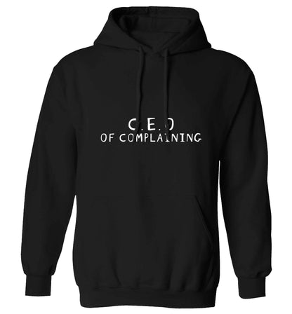 Excuse me can I talk to your manager? Know someone who just loves to complain? We think we might have the perfect gift for you!  adults unisex black hoodie 2XL
