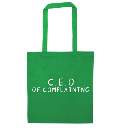 Excuse me can I talk to your manager? Know someone who just loves to complain? We think we might have the perfect gift for you!  green tote bag
