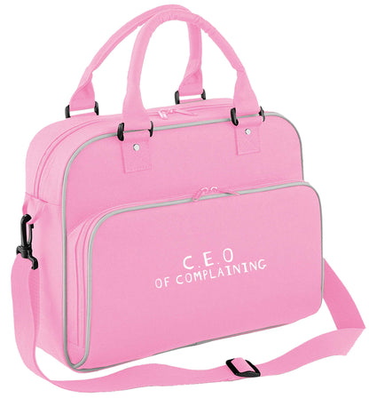 Excuse me can I talk to your manager? Know someone who just loves to complain? We think we might have the perfect gift for you!  children's dance bag baby pink
