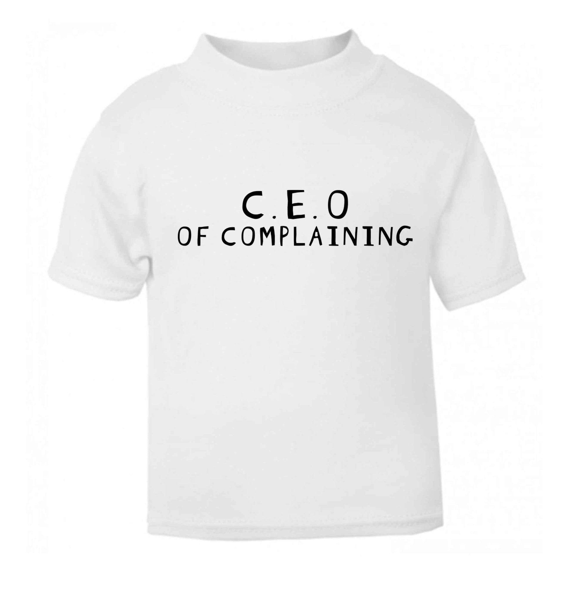 Excuse me can I talk to your manager? Know someone who just loves to complain? We think we might have the perfect gift for you!  white baby toddler Tshirt 2 Years