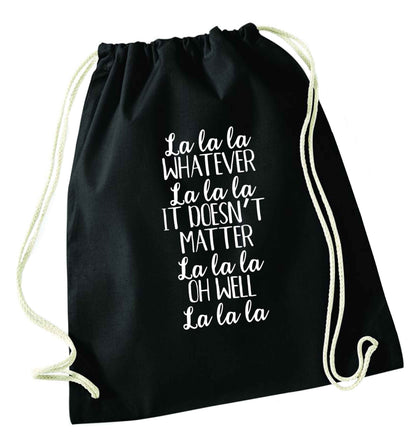 Viral song lyrics - check! Gen z babies where you at? black drawstring bag